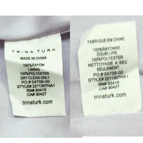 Trina Turk Women's Asymmetrical Pleated Cherry Grove Purple Maxi Dress Medium - Picture 14 of 14